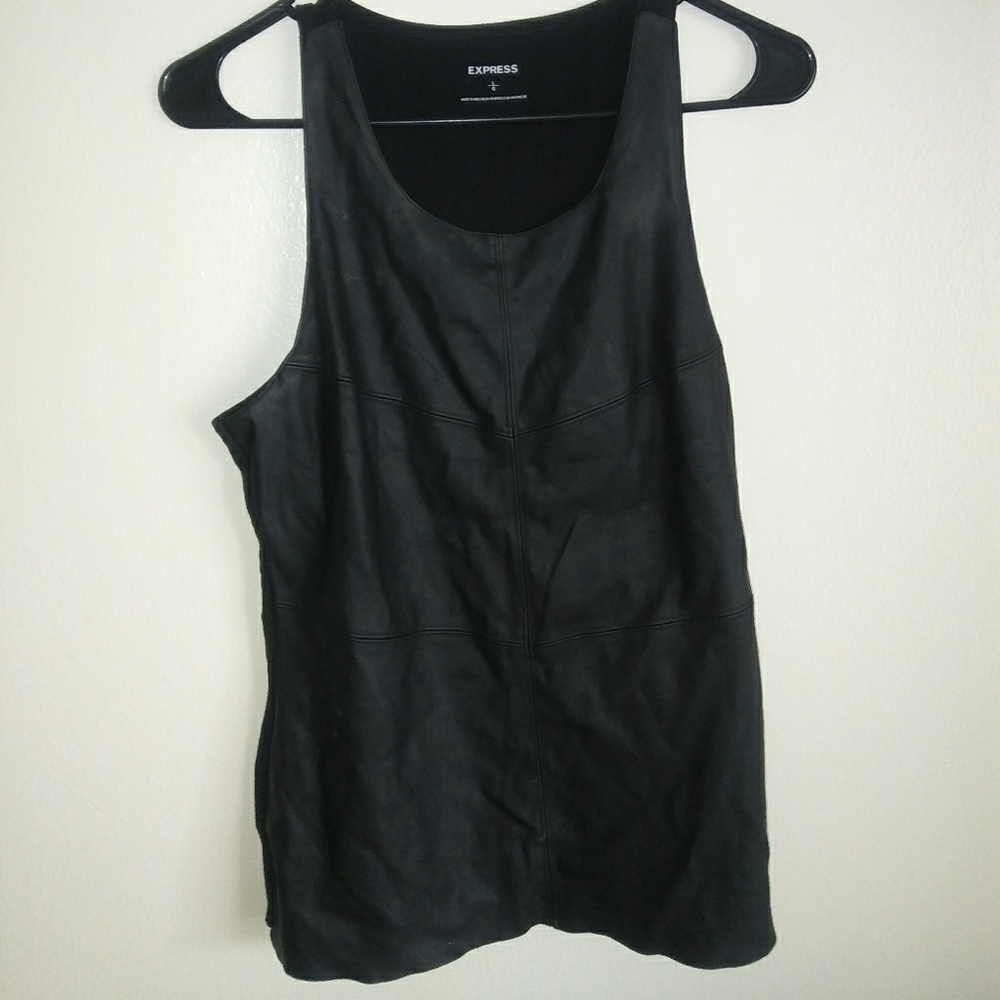 Express front leather top
